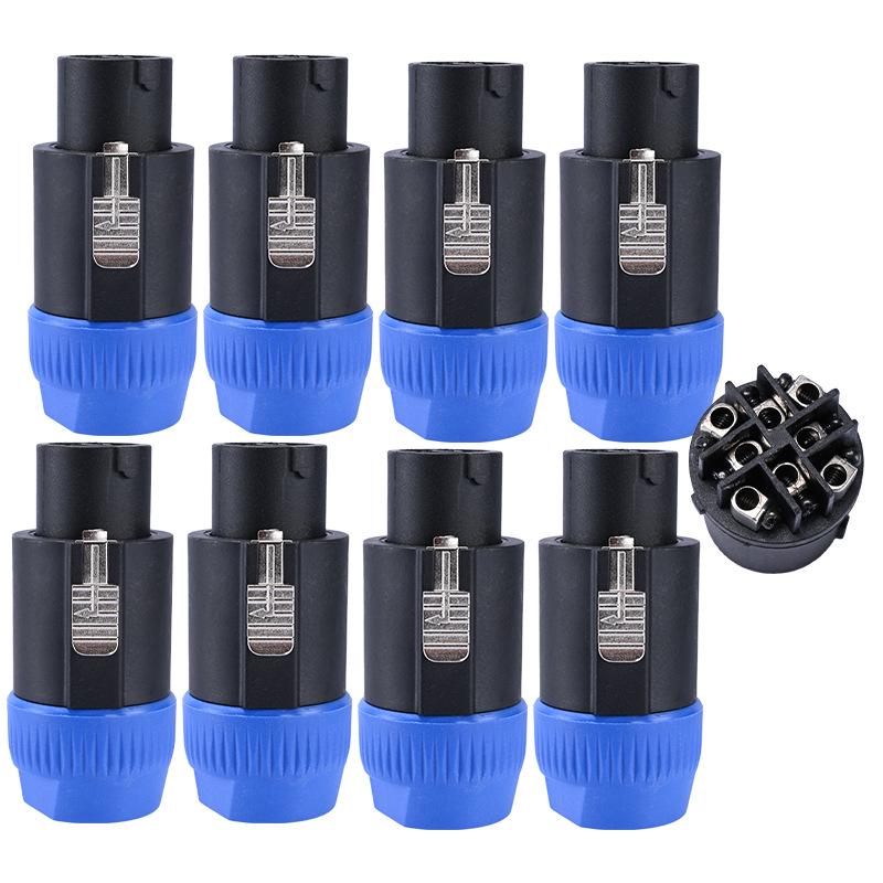 Eight-Core NL8FC Speaker Cable Connector Plug for Professional Audio