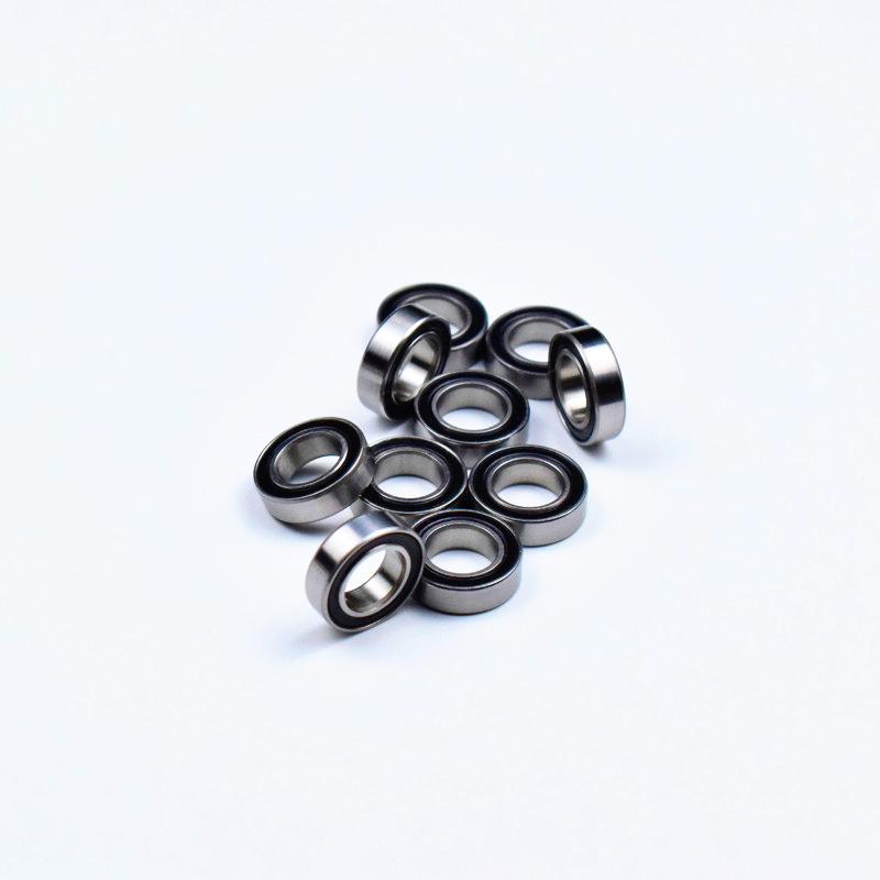 Miniature Bearing MR148RS 10 Pieces 8*14*4(mm) chrome steel Rubber Sealed