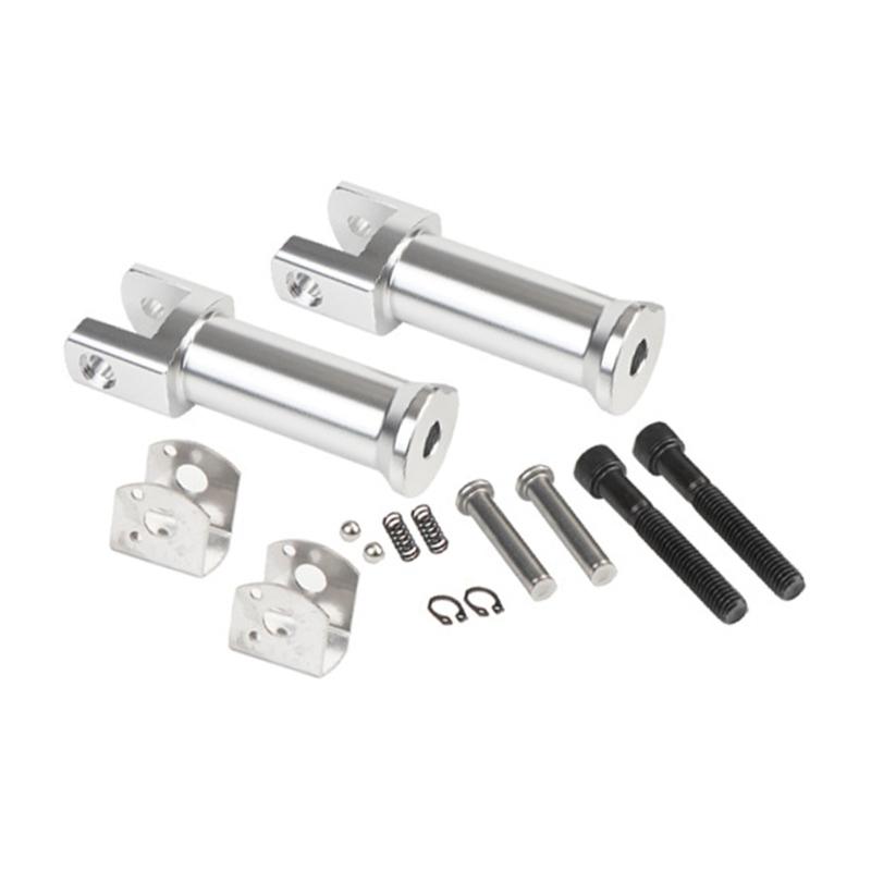 Motorcycle Passenger Footpeg Supports for 2018-2024 Replacement Left Right Foot Pegs Universal Foot Rest Bracket