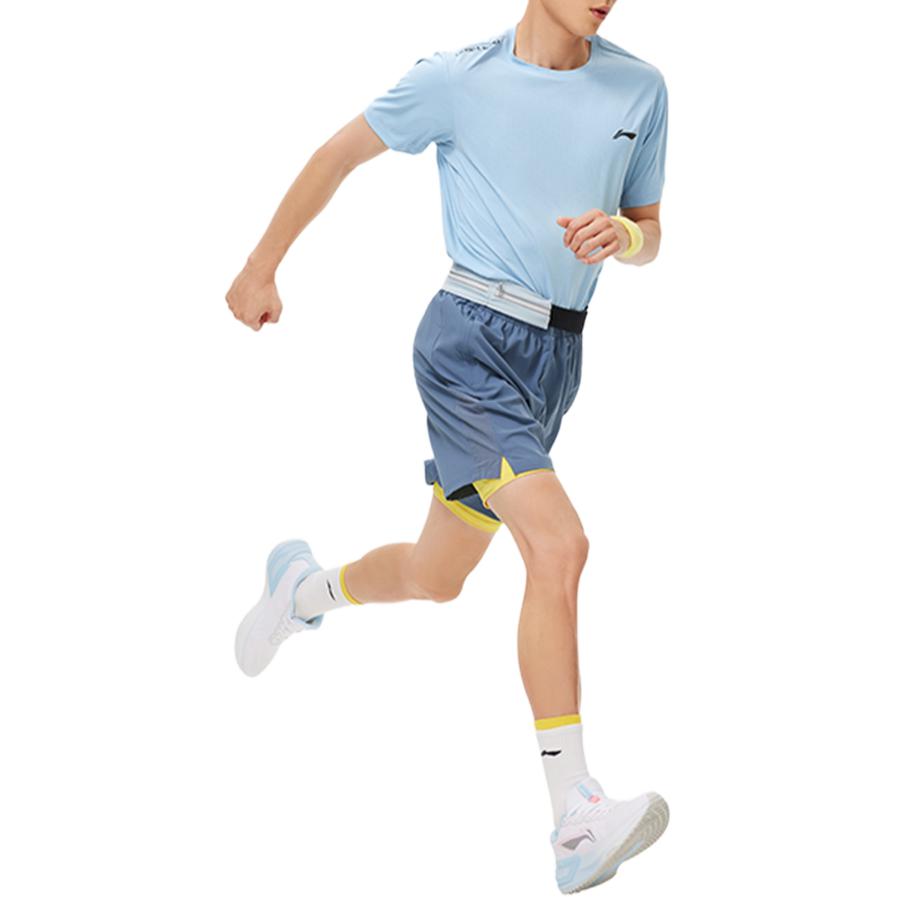 Men's T-Shirt Li-Ning Li Ning T Shirt Men's Soft Matte Blue