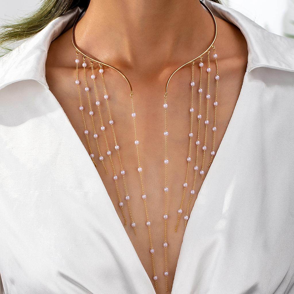 Classic Long Tassel Pendant Necklace