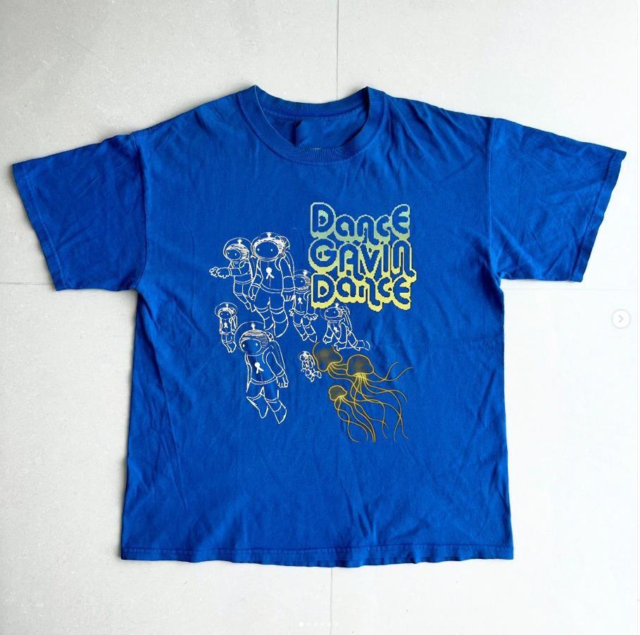 

DANCE GAVIN DANCE BAND GIFT FOR FAN BLUE T Shirt Full Size Unisex T-Shirt L