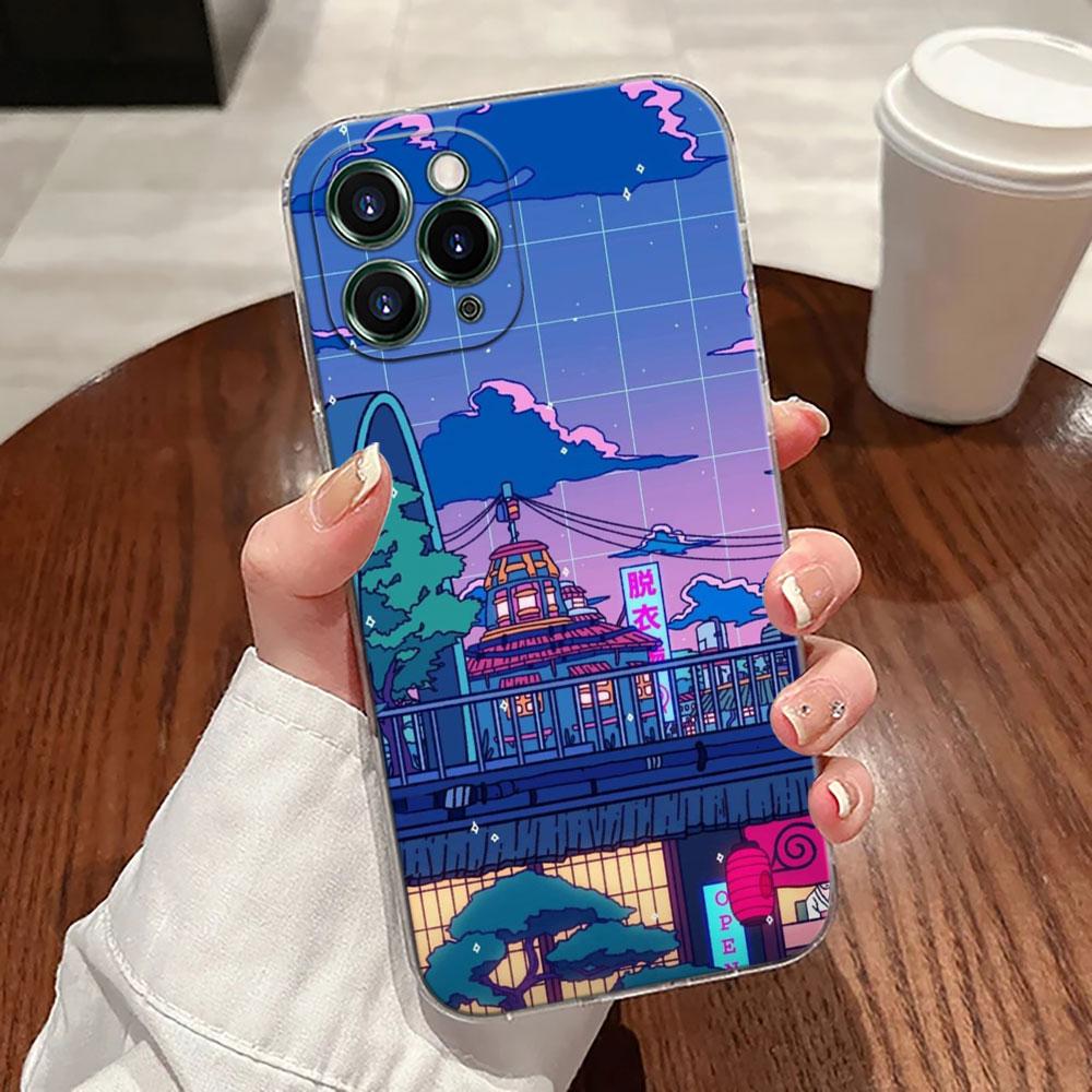 Japanese Culture Wave Dragon Anime Case For Apple iPhone 17 16 15 14 13 12 11 Pro Max 16 Plus 16E 17Air 17Pro Phone Cover Funda