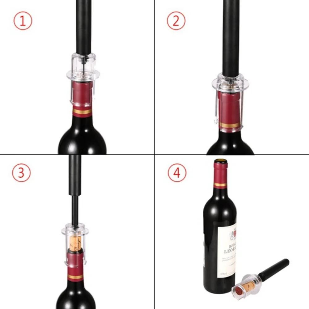 Portable Wine Opener Air Pressure Pump Corkscrew Tool for Home Bar Restaurant Party Wine Lovers