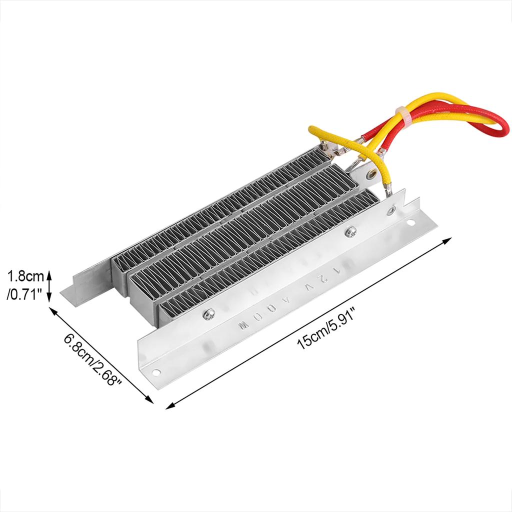 Air Heater Electric Heater Thermostatic Heater 12V 400W Electric Ceramic Heater Thermostatic Insulation  Heating Element