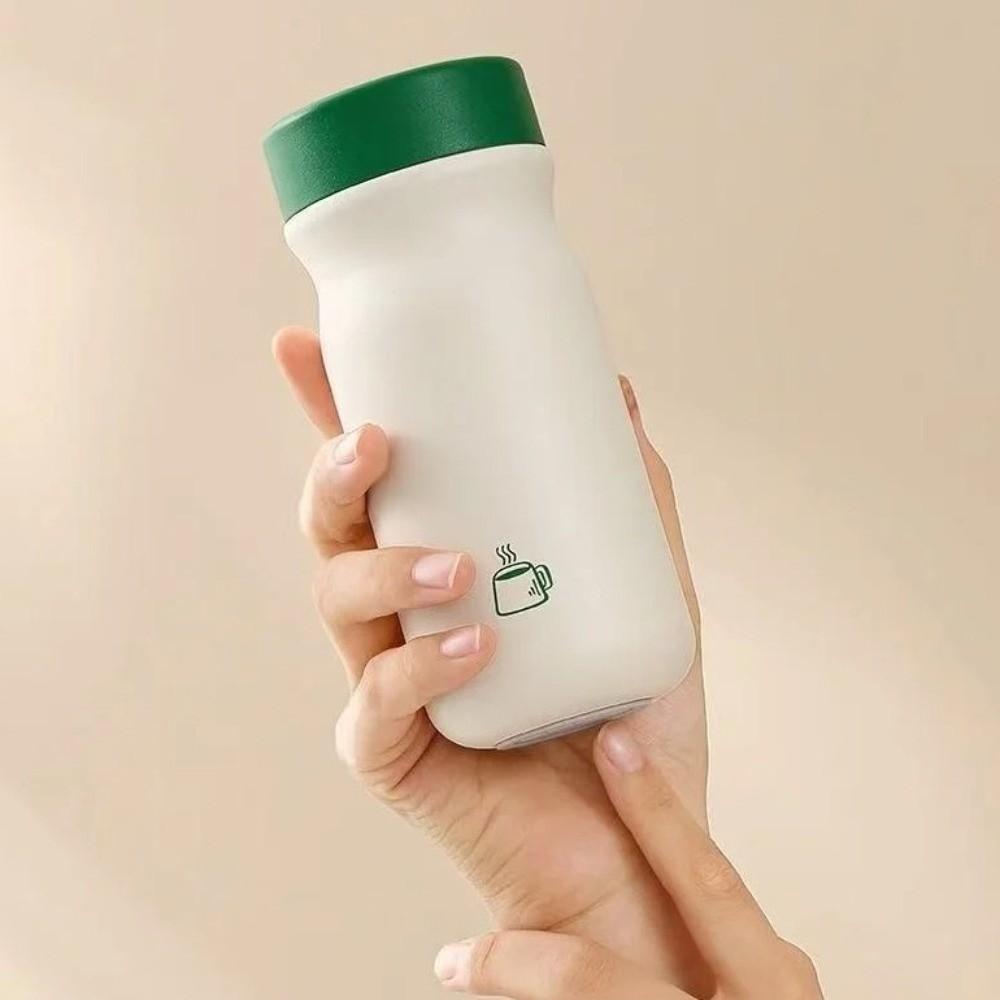 Portable Thermos Bottle Double-Layer Insulated Flask Tea Cup Mini Thermal Water Bottle Hiking