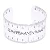 1/5Pcs Universal Reusable Semi Permanent Makeup Guide Ruler Measure Tools Eyebrow Stencil Template Grooming Brow Shaping Styling