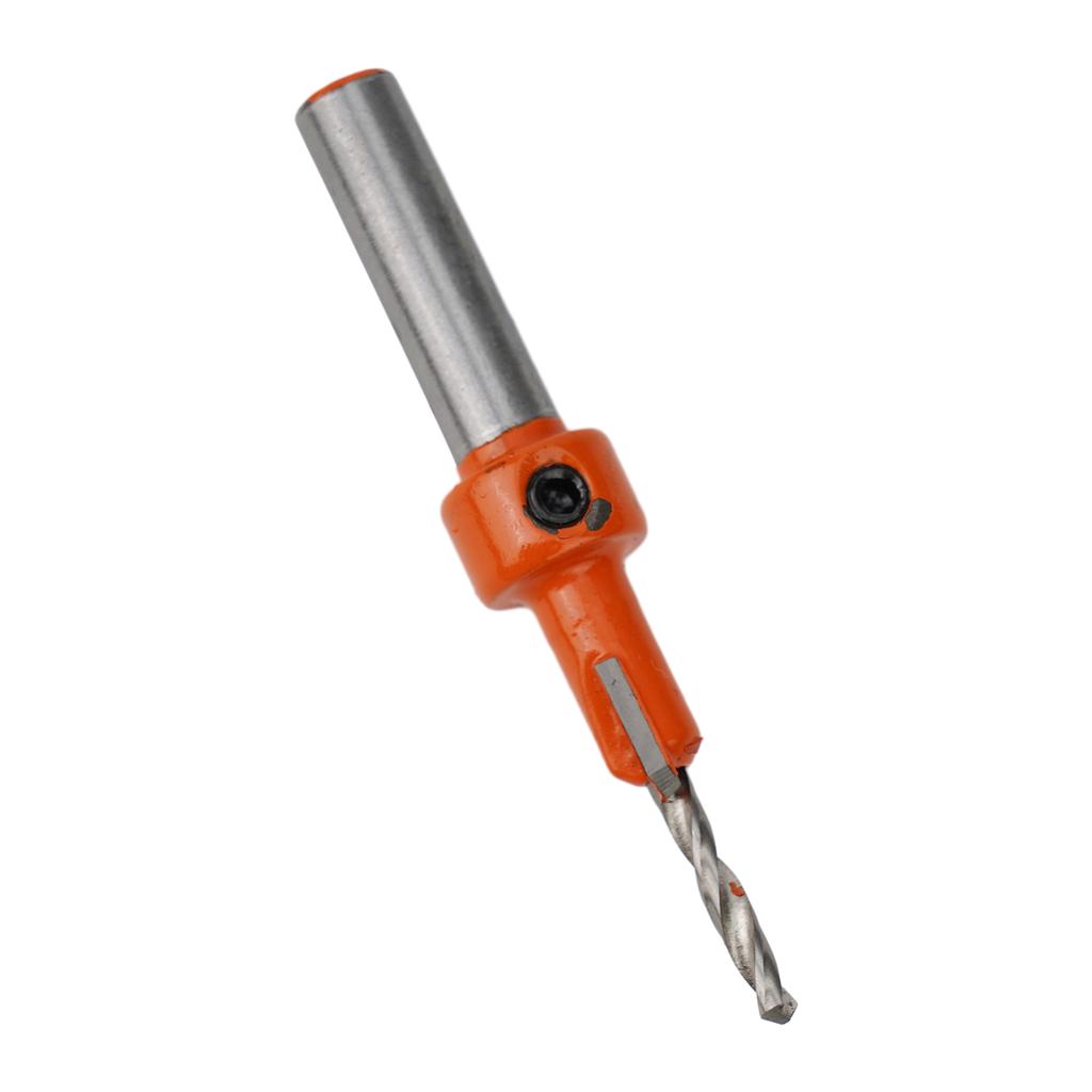 Holzbearbeitung Rundschaft Senkerbohrer Bohrer Anschlag Selbstschneidende Schraube Kegel Rundschaft Senkerbohrer Bohrer Anschlag