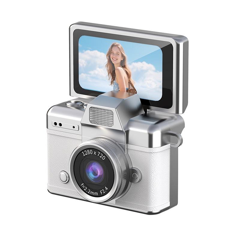 Retro Flip Screen Digital Card Camera for Students and Travelers