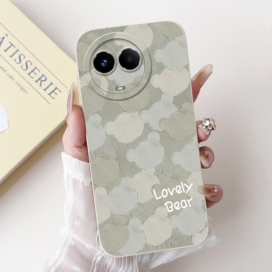 For Realme 11 5G Case RMX3780 Stylish Candy Painted Cover Shockproof Phone Case For Realme 11X Realme11 5G Soft TPU Fundas Coque