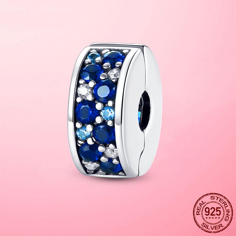 

Застежка-зажим, цепочка-зажим из серебра 925 пробы, подвески-звездочки, бусины-стопоры, оригинальный браслет dora, оригинальные украшения своими руками