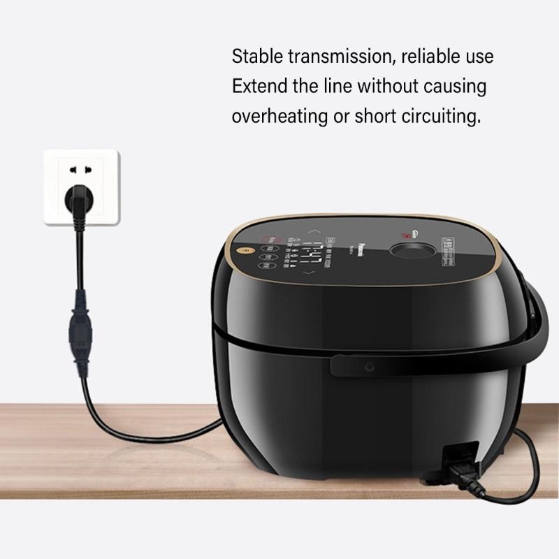 90 Degree C14 Male To C13 Female Power Cable For PC Printer Projector 2500W Heavy Duty