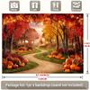 1pc Autumn Forest Flag  Seasonal Wall Decoration  Suitable for Families and Parties  Holiday Autumn Photo Background