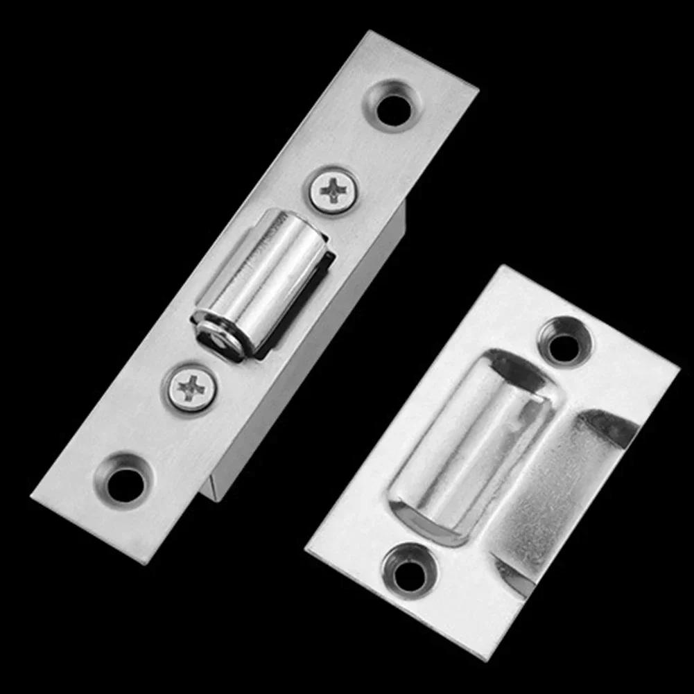 Magnetische Saugnapf-Türberührungsperle aus Edelstahl, Türoberteilperle, unsichtbarer Türverschluss, Kleiderschrank, Küchenschranktür-Stoßfänger