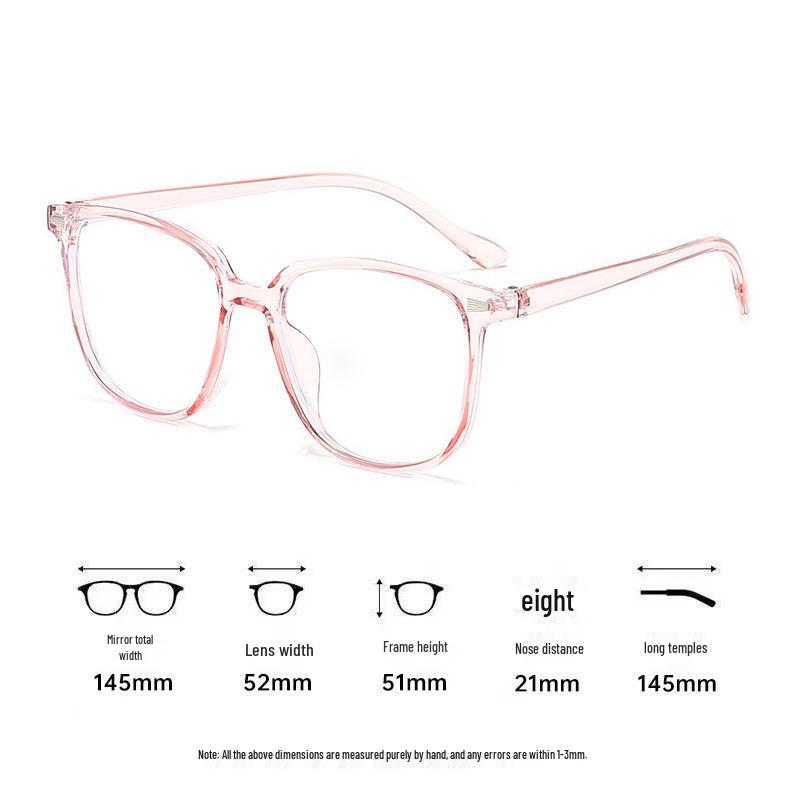 Trendy Unisex Korean-Style Myopia Glasses with High-End Anti-Blue Light Frames