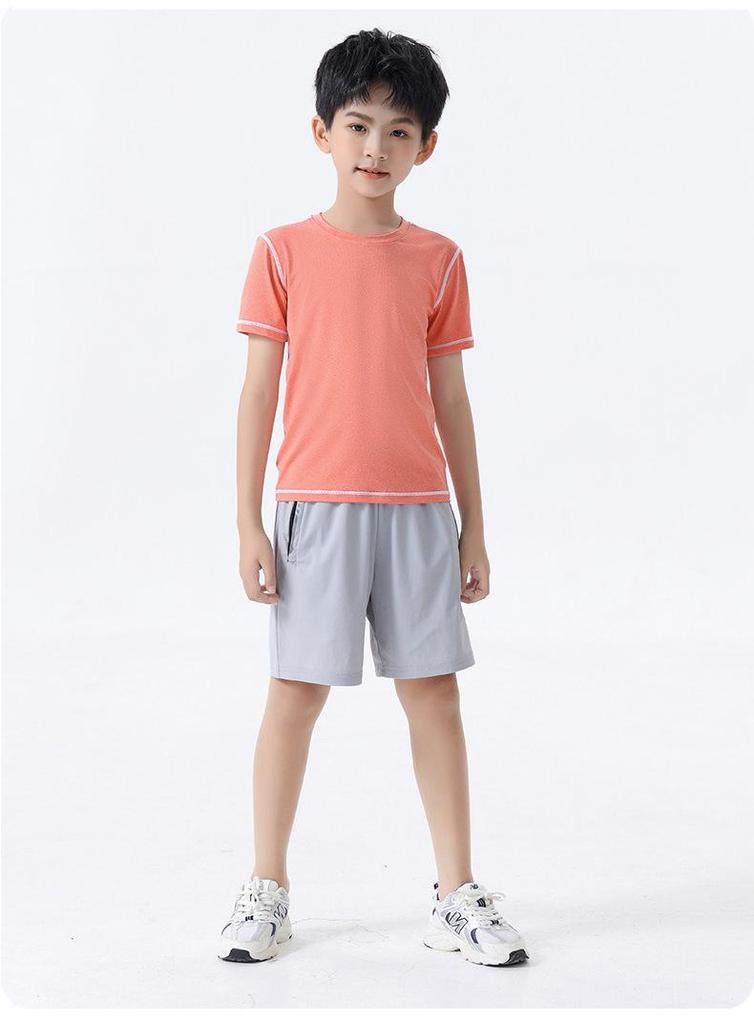 Children's Quick-Dry Long Sleeve Sports T-Shirt for Boys & Girls - Perfect for Basketball, Running, & Yoga