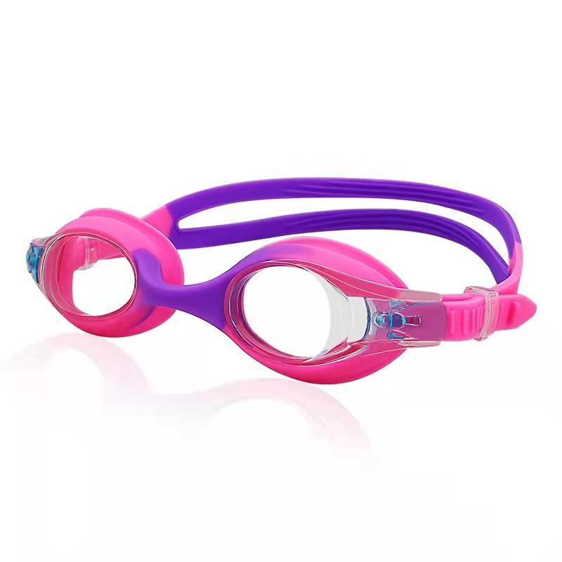 Justerbare silikon svømmebriller for barn Jenter Gutter 2-10Y Barn Anti-dugg svømmebriller