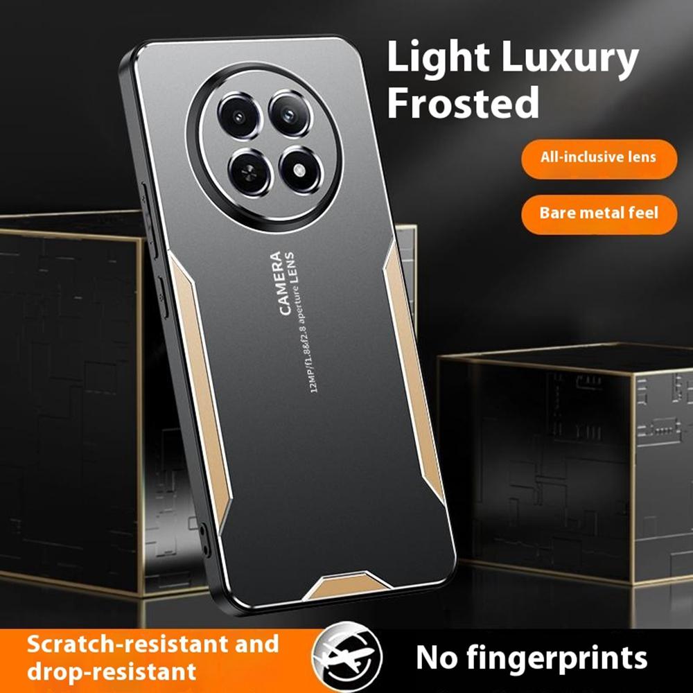 

For Realme 13 Pro 5G (Global)/13 Pro+ 5G (Global) Phone Case Aluminium Alloy TPU PC Back Cover Red