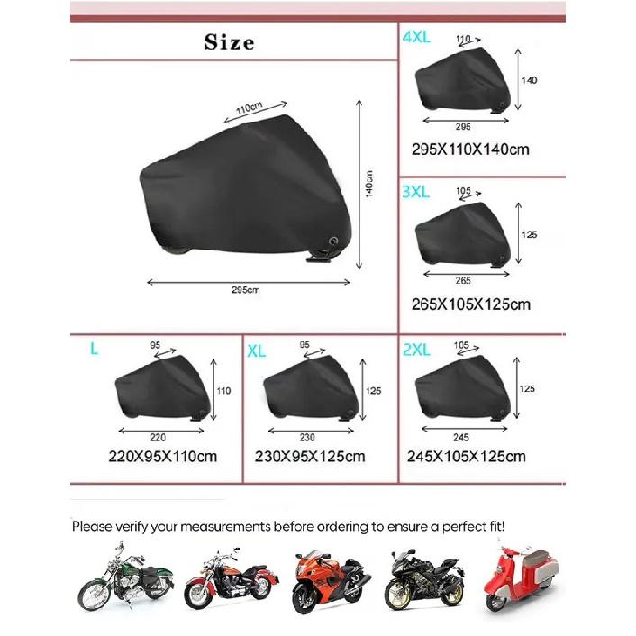 Motorcycle cover rain cover thickened sunscreen car cover M-4XL