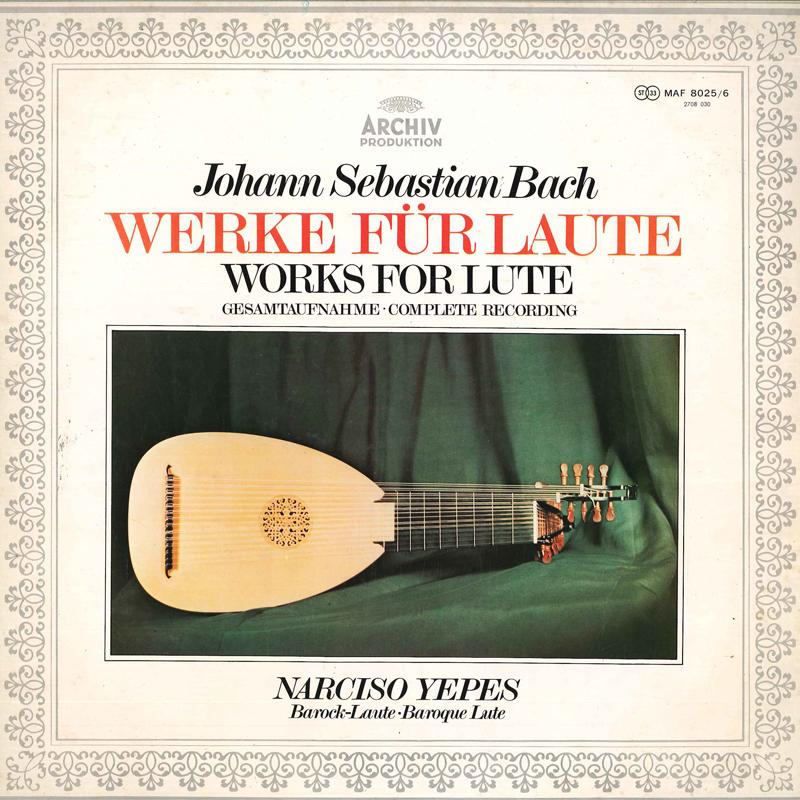 

LP Record NARCISO YEPESBAROCKLAUTE Johann Sebastian BachWerke Fur Lau MAF80256 POLYDOR Japan Obi Classical Used