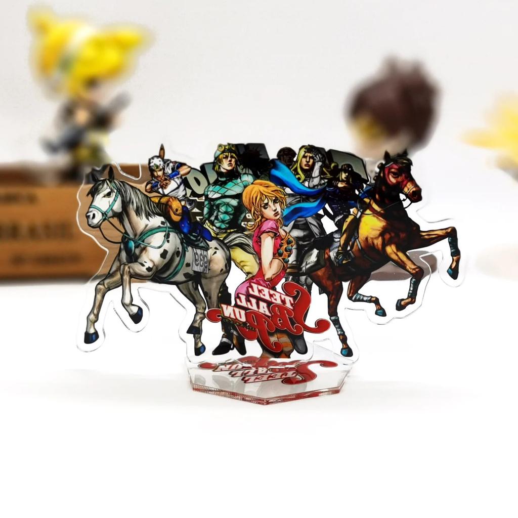 JoJo No Kimyou Na Bouken SBR Bizarre Adventure Johnny Funny Diego Zeppeli GM Acrylic Stand Standee Toy Figure