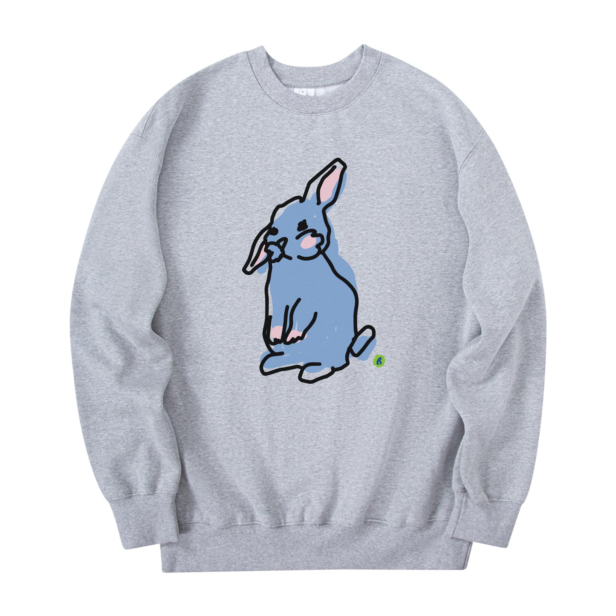 Свитшот с кроликом Radineo Серый Gray (Gray)/L