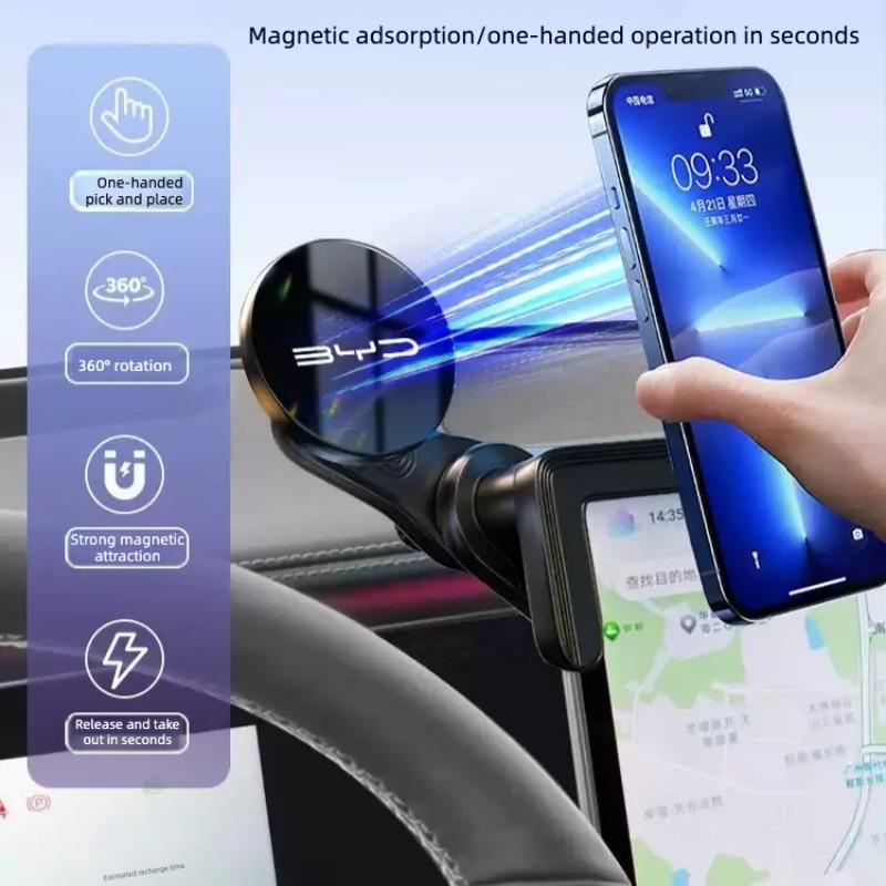 For BYD Sealion 7 2024 2025 2026 Models Car Phone Holder Car Navigation Bracket Interior Modification Parts
