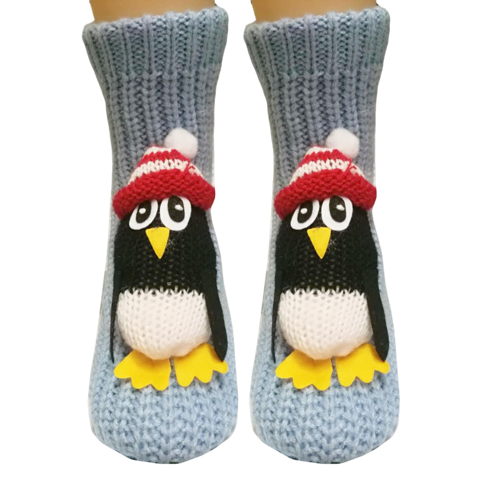 

Женские толстые вязаные непромокаемые теплые повседневные носки-коврики для пола One Size