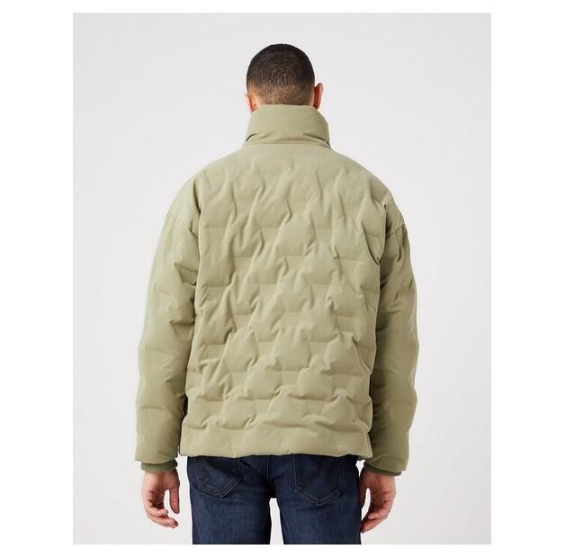 Куртка переходная Wrangler Пуховик Brand Down Puffer Deep Lichen Green