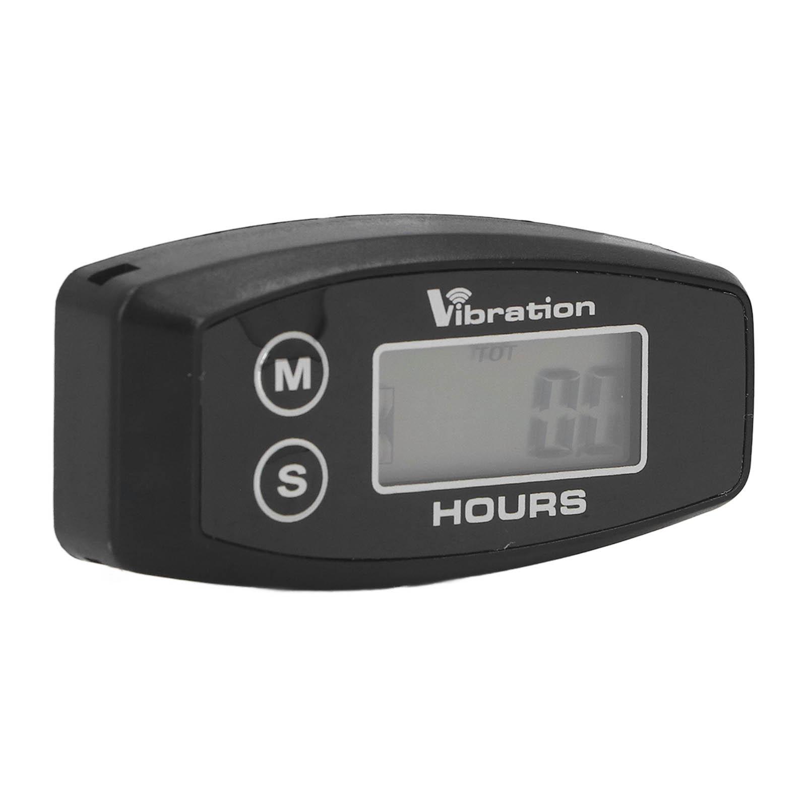 Беспроводной моточасы с активацией по вибрации, напоминание о техническом обслуживании, сбрасываемый таймер работ, цифровой измеритель часов для судового двигателя