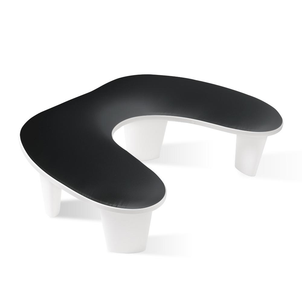 

Наклонный Тип U-образный Подлокотник для Ногтей Регулируемый по Высоте Держатель для Рук для Ногтей Дома чёрный