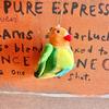 Cute Cartoon Parrot Bird Plush Keychain Lovely Stuffed Doll Keyring Couple Bag Pendant Backpack Hanging Decoration Gifts