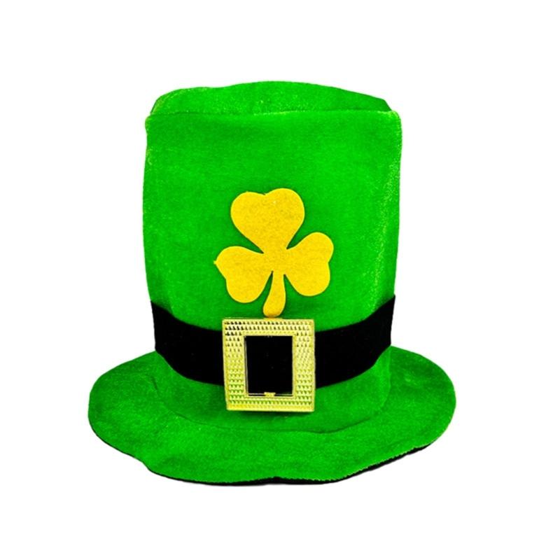 Multifunctional Parties and Event Comfortable Patricks Day Tops Hat and Beard Set Fashion Accessory Party Supplies