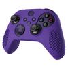 eXtremeRate PlayVital 3D Studded Xbox Series Controller Silicone Cover Skin with 6 Black Thumb Grip Soft Rubber Case Protector for Xbox Core Wireless