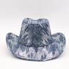 Western Cowboy Hat Sequined Versatile Jazz Hat Men'S And Women'S Shade Top Hat