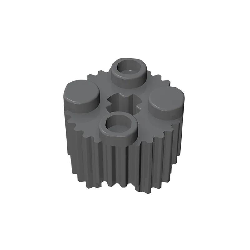 Lot 92947 Round 2x2 with Flutes Fluted and Axle Hole Brick Building Block Toy Compatible Educational Creative Size Gift DIY MOC