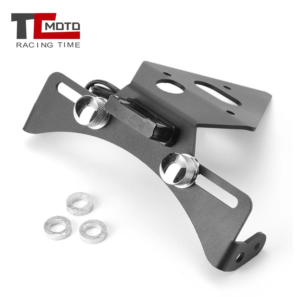 

Кронштейн для освещения номерного знака мотоцикла для Triumph Daytona 600 675 750 900 955i 1000 1200 675R Street Triple RS RX RS