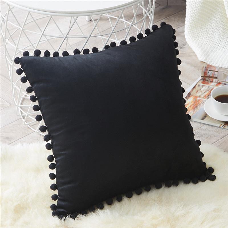 1pcs Soft Velvet Cushion Covers Pillowcases Square Decorative Pillow Cover for Sofa Comfortable Bed Car Home Throw Pillow Case