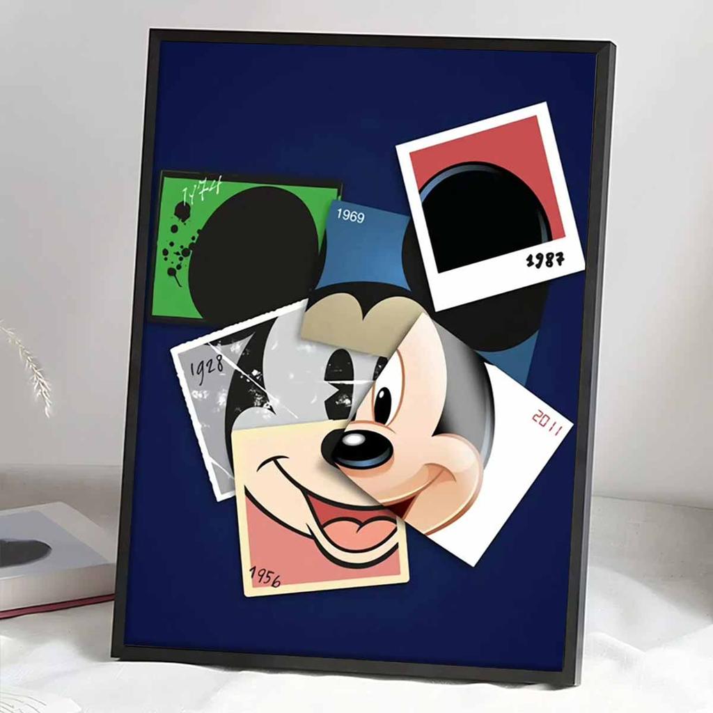 DIY Diamond Painting Funny Mickey Cross Stitch Kit Mosaic Art Diamond Painting Full Circle Diamond Home Decoration