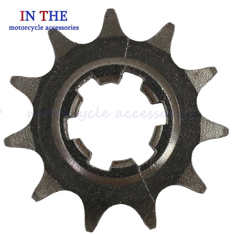 Motorcycle T8F engine sprocket 11T 13T 17T 20T gear motor sprocket for pit mud mini bicycle lightweight motorcycle parts