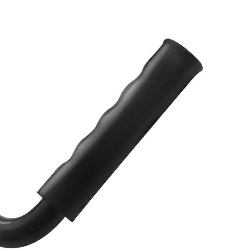 Wrapped Grip Vehicle Grab Handle for the Specified Front Cabin Position, Bent Tubular Metal Handhold with Two-Hole Mounting Plate for Entry and Exit