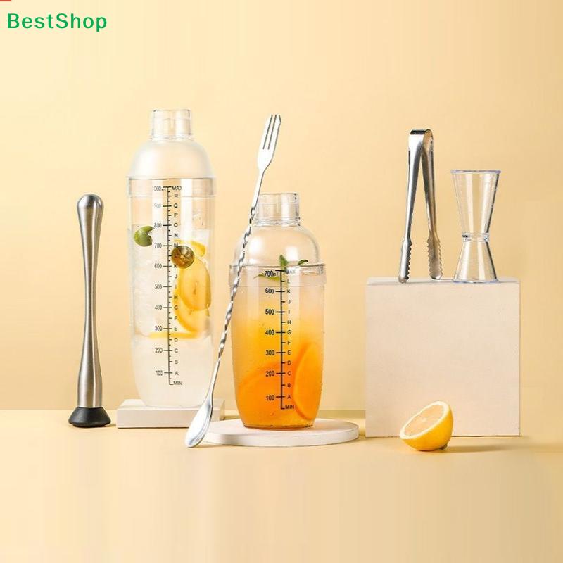 3/5/7Pcs Cocktail Shaker Set Cocktail Shaker And Measuring Jigger Set Drink Mixed Hand Shaker Tools For Bartending And Home Bar