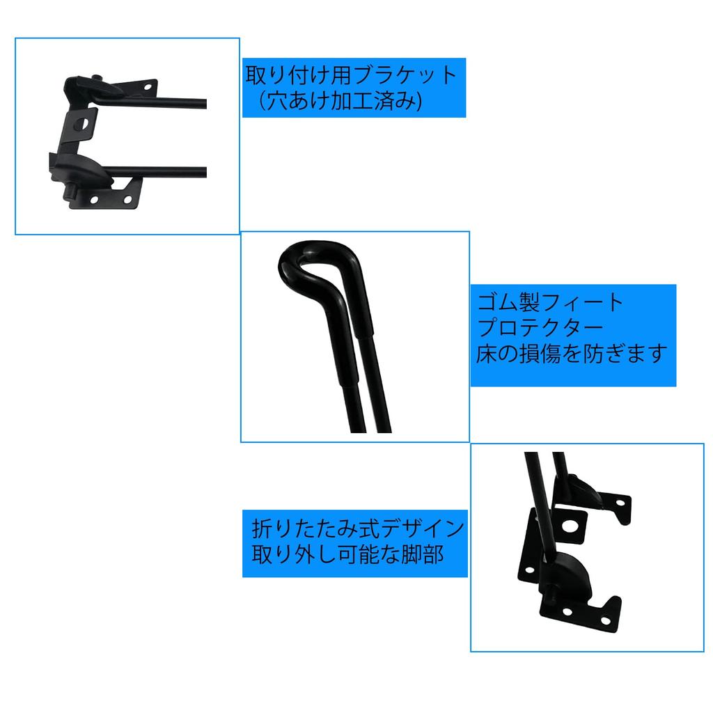 7Akiranoai Set of 4 Folding Table Legs, 32cm, Screws Included, Assembly Required, Folding Legs for Low Tables