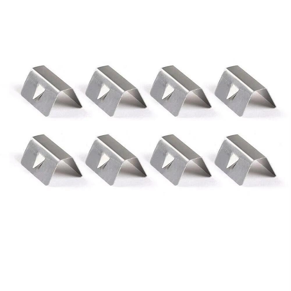 1Pc Or 8Pc Silver Car Windshield Metal Retaining Clip For HEKO G3 Windshield Flashing Buckle Wind Deflector Clip LBJ-1020
