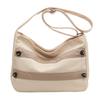 Women's canvas bag new simple solid color large capacity tote bag fashion casual commuter shoulder messenger bag women