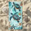 Sea Turtle Underwater Pattern Towel For Swim Yoga Gym Quick Drying Soft and Skin-friendly Beach Towels All-Season