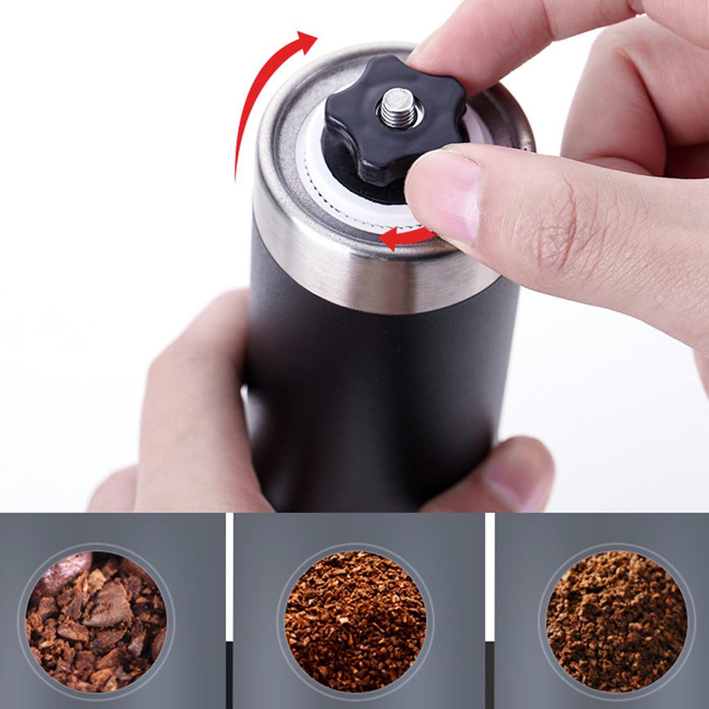 Tragbare Kaffeemühle Mini Edelstahl Hand Manuelle Handgemachte Kaffee Bean Grat Mühlen Mühle Küche Werkzeug Krokus Mühlen