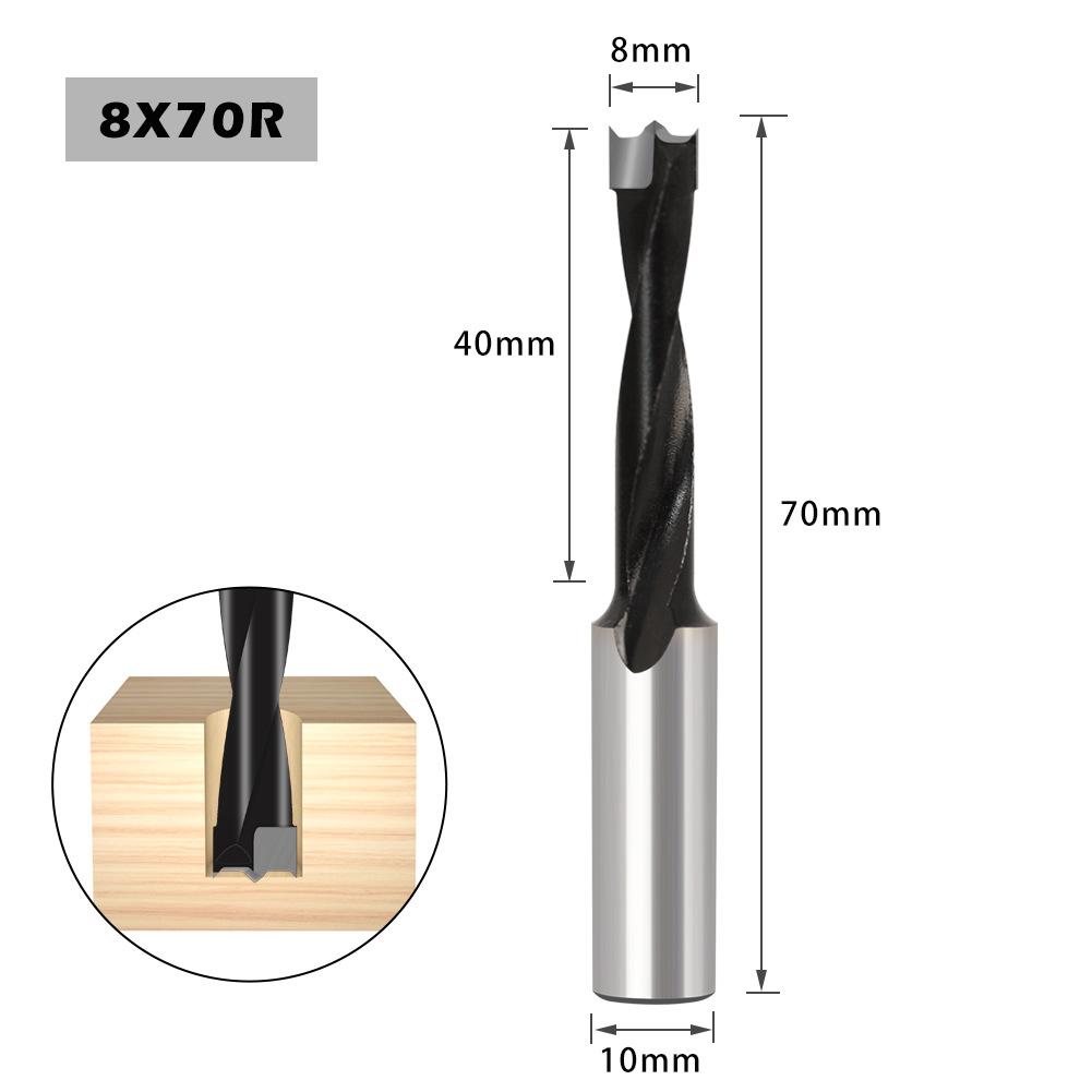Woodworking Machinery Row Drilling Forward Reverse Alloy Woodworking Drill Bit Hole Opener 3-In-1 Hinge Tungsten Steel Drill Bit