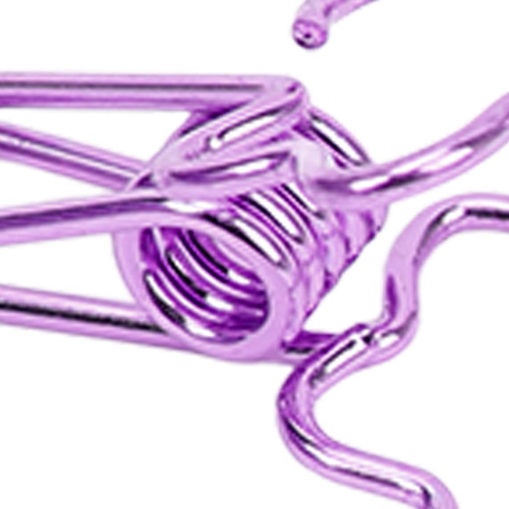 100pcs   Clips Cute Flower Shape Metal Hollowed   Tail Clips Paper Clamps for   Document Ticket