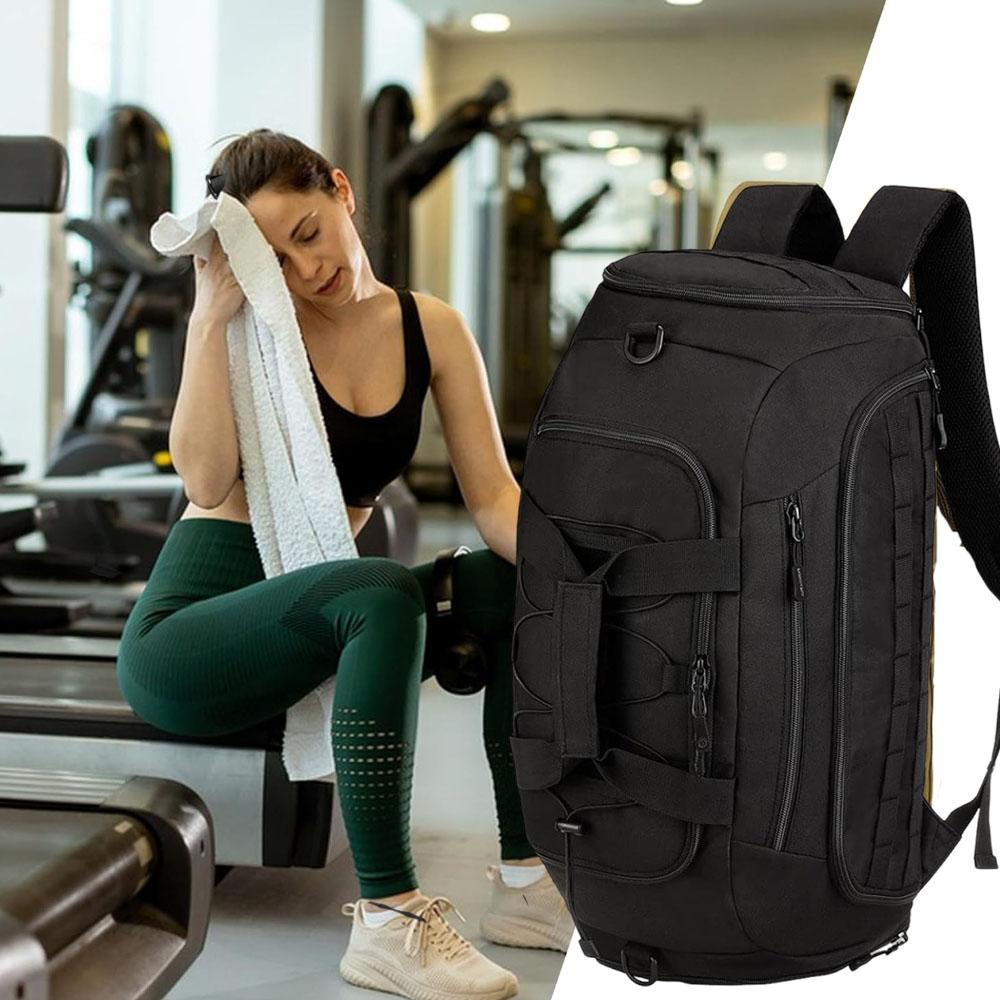 3-Ways Tactical Military Nylon Men Holdall Weekend Travel Duffel Bag Backpack Messenger Shoulder Bags Rucksack Handbag
